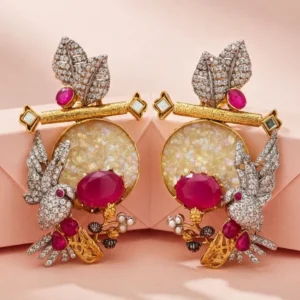 MAGENTA PINK EARRINGS