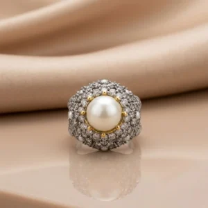 PEARL ZIRCON RING