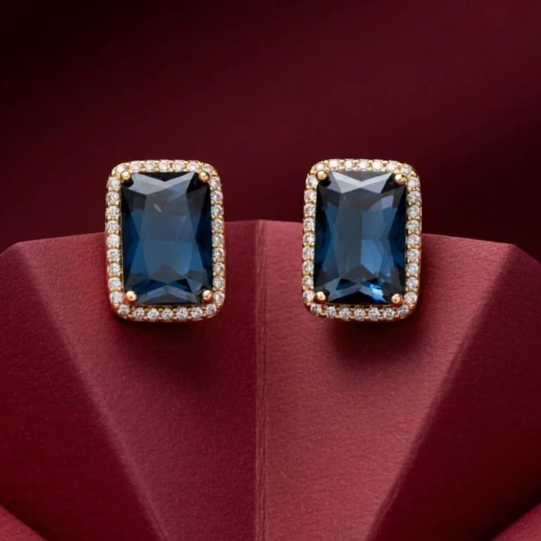 RECTANGULAR EAR STUDS