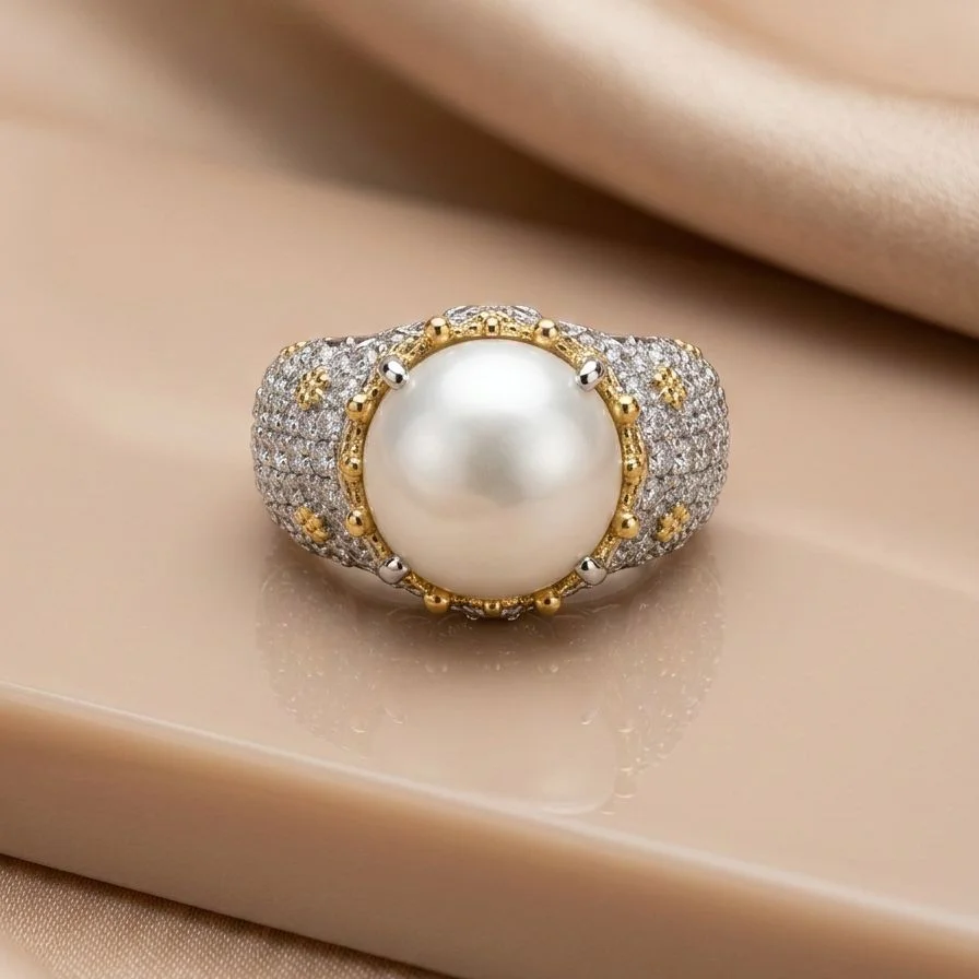 ROUNDED STONE RING