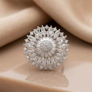 SILVER BLOSSOM RING