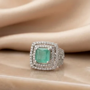 SQUARE TURQUOISE RING