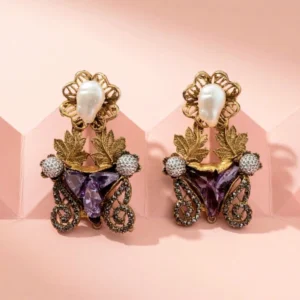 STYLISH PURPLE EARRINGS